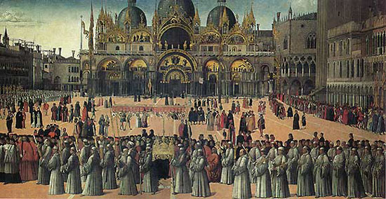 Bellini - Processione in S.Marco