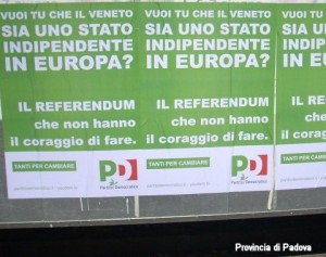 manifesto partito democratico per lo stato indipendente del veneto provincia di padova