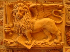 Lion of St. Mark's going