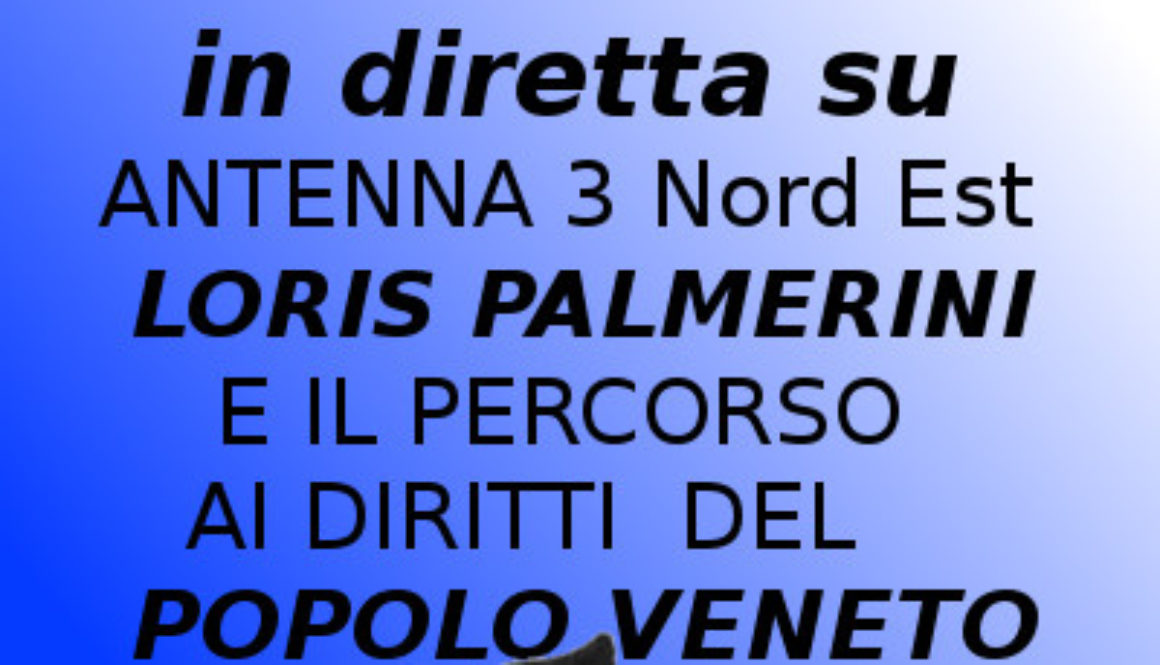 Due ore di intervista in diretta su Antenna 3 Nord Est