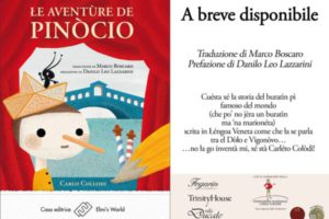 Pinocchio in Lingua Veneta – presentazione il primo settembre 2018 a Dolo (VE)